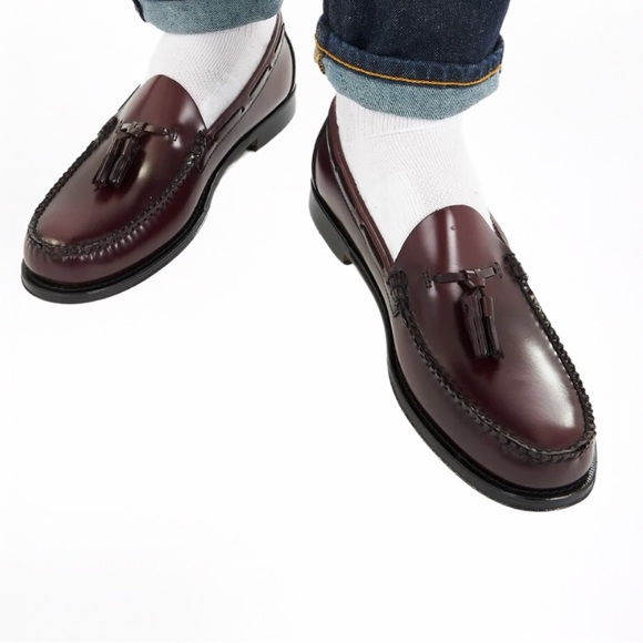 Men’s Dexter Handsewn Leather Shoes in Oxblood Colour, 11 Wide - Picture 3 of 12